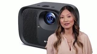 ETOE E3 Pro 4K Beamer Review  Best 4K Projector with Android TV amp Netflix [upl. by Oilisab]