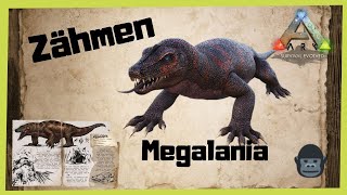 🦖ARK‬ Survival Evolved 🦖 Megalania zähmen 2022 TamingINFO GUIDEDeutschDinos zähmen [upl. by Mogerly]