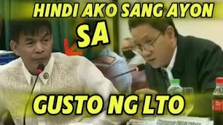 CONGRESSMAN BOSITA HINDI SANG AYON SA KAGUSTUHAN NG LTO SA PAG SARA NG TDC [upl. by Gerda]