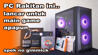 Rakit PC dengan spek bisa main game apapun  feat Ryzen 5 3500 amp RX 5600 XT budget 5 jutaan [upl. by Gaige280]