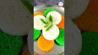 Tricolour Food Recipe  ग्लास में बनाए सूजी का ढोकला [upl. by Ymmij]