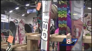 Annual ski sale held in Portland [upl. by Tye]