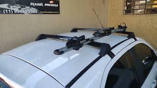 Rack Eqmax Instalado em um Ford Ka Hatch  Suporte Freeride 532 [upl. by Chandos]