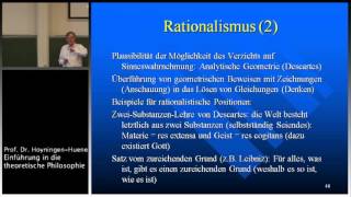 Einführung in die Theoretische Philosophie 3 Vorl Teil II [upl. by Atalante]