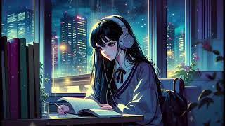 【50 minutes lofi】Chill night study lofi🖊☆relaxing to beats【night worknight studysleep】 [upl. by Scrope]