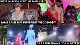 2 Shadiyan Attend Krli Ek Hi Din Mai🤣❤️50k YOUTUBE Family Soon😭❤️ [upl. by Dnalro903]