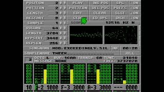 Atari ST Protracker Mods  Exceedingly Silly [upl. by Guntar]