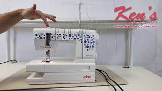 Elna EasyCover Coverstitch Only Serger Overview by Kens Sewing Center in Muscle Shoals AL [upl. by Zakaria]