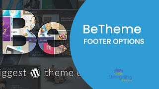 How to Customize the Footer  Betheme Footer Options [upl. by Swords443]