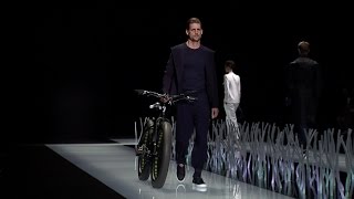 Giorgio Armani  2016 Spring Summer Menswear Collection [upl. by Monjo233]