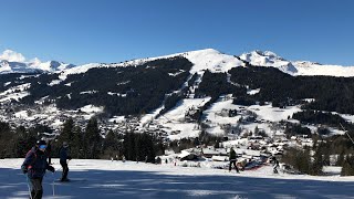 Morzine to Les Gets blue runs insta360 One X [upl. by Nekal]