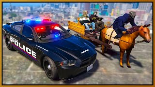 GTA 5 Roleplay  Embarrassing Cops in Horse amp Carriage  RedlineRP [upl. by Efal992]