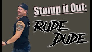 Rude Dude Line Dance with Music [upl. by Ydor]