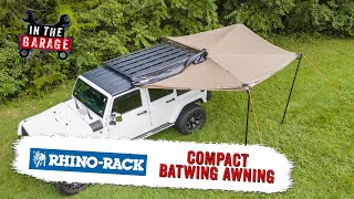 Rhino Rack Batwing Compact Awning  Features and Benefits [upl. by Noiro]