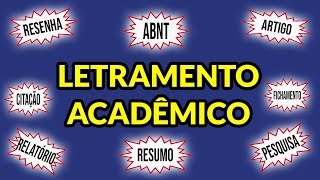 LETRAMENTO ACADÊMICO [upl. by Vladamir218]