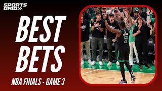 NBA Finals Game 3 Best Bets  Player Props [upl. by Sheffie]