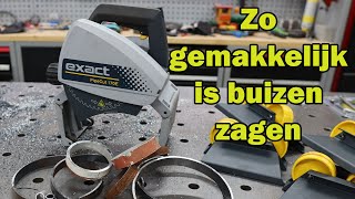 Een Exact pijpzaagmachine van FE powertools hoe werkt dat nu eigenlijk [upl. by Jurkoic949]