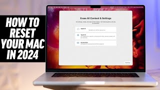 How to Erase and Factory Reset your Mac in 2024 [upl. by Mateusz]