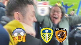 😱 97’ SCENES AS LEEDS SCORE FROM 45 YARDS Leeds United 31 Hull City  202324 [upl. by Anilys]