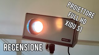 Recensione XIDU S1 videoproiettore FULL HD con WiFi BT e 550 ANSI [upl. by Oflunra]