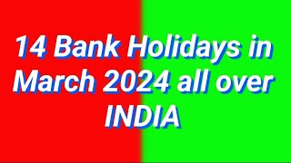 Bank holidays in March 2024 [upl. by Assir]