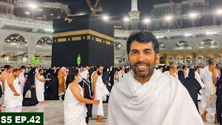 Visiting Makkah and UMRAH Saudi Arabia 🇸🇦 ZubairRiazz  S05 EP42  PAKISTAN TO SAUDI ARABIA TOUR [upl. by Fu78]