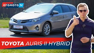 TOYOTA AURIS II HYBRID  używana hybryda nie tylko do miasta  Test OTOMOTO TV [upl. by Margi]