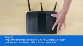 Linksys MAXSTREAM Routers  Easy Setup [upl. by Aenotna]