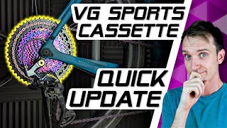 VG Sports 12 speed MTB cassette  Quick update and test [upl. by Ramin]