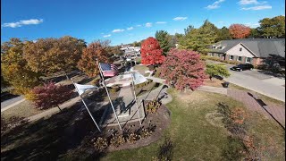 Downtown Bloomingdale Illinois on a Very Windy Autumn Day [upl. by Laehcym]