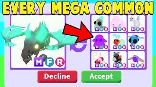 Trading for EVERY MEGA COMMON in 24 Hours Adopt Me [upl. by Eiramnerual]