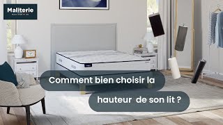 Comment choisir la hauteur de son lit [upl. by Arihsat]