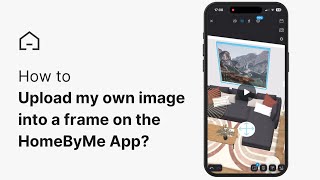 How to Import my own image on the homebyme mobile app   HomeByMe Support [upl. by Singband80]