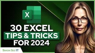 30 Essential Excel Tips and Tricks for 2024  Excel Productivity Tutorial [upl. by Viola]