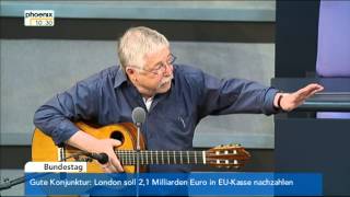 Wolf Biermann am 7 11 2014 im Deutschen Bundestag [upl. by Elisha]