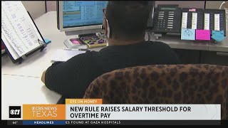 New rule raises salary threshold for overtime pay [upl. by Nnyleimaj635]