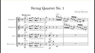 String Quartet No 1  Synergy Musicum [upl. by Grania]