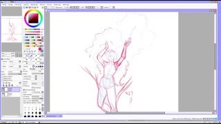 How to Draw a Tree Spirit Dryad [upl. by Notneiuq440]