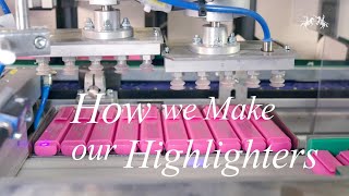 How we make our highlighters FaberCastell [upl. by Lletnahc]