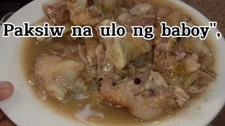 Paano magluto ng paksiw na ulo ng baboy [upl. by Ethelred]