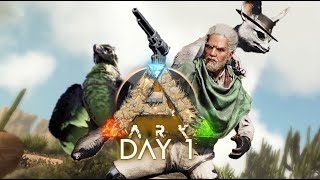 Day 1 Scorched Earth Official Small Tribes Pvp Ark Survival Ascended [upl. by Ronaele]