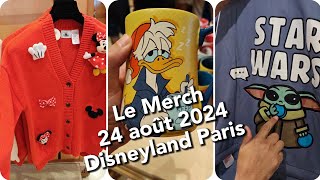 24 août 2024 Encore beaucoup de nouveautés Merch à Disneyland Paris cette semaine [upl. by Aicemaj]