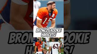 Broncos Rookie Haircuts 😳😂 [upl. by Kcireddor914]