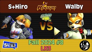 Rowan SSBM Fall 2024 8 SHiro Sheik Vs Walby Fox  LR3 [upl. by Initof873]