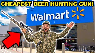 I BOUGHT Walmart’s CHEAPEST Gun and Went DEER Hunting at the NEW LEASE Catch Clean Cook [upl. by Rafael]