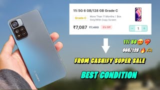 11i 5G from Cashify Super Sale Grade C 6gb128gb Under  7087 💸🤑🔥 xiaomi11i5g unboxingarmy [upl. by Anelak]