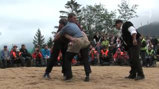 Schwingen Schlussgang BrünigSchwinget 2012 Christian Stucki gegen Matthias Glarner [upl. by Deeann850]