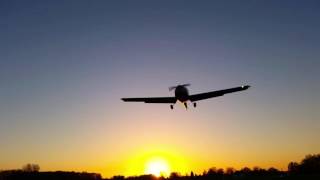 Sunset Fliegen  httpswwwflugschulefollowmecom Flugplatz Grefrath [upl. by Bradan]