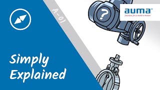 Selecting actuator │ Flanges and output drives │ AUMA Simply Explained ENA01 [upl. by Zeta277]