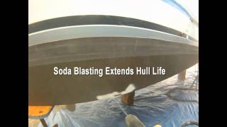 First Mate Yacht Detailing  Soda Blasting [upl. by Ainahpets]